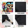 Diamond Painting Owl Fashion Clutch Makeup Coin Storage Bag