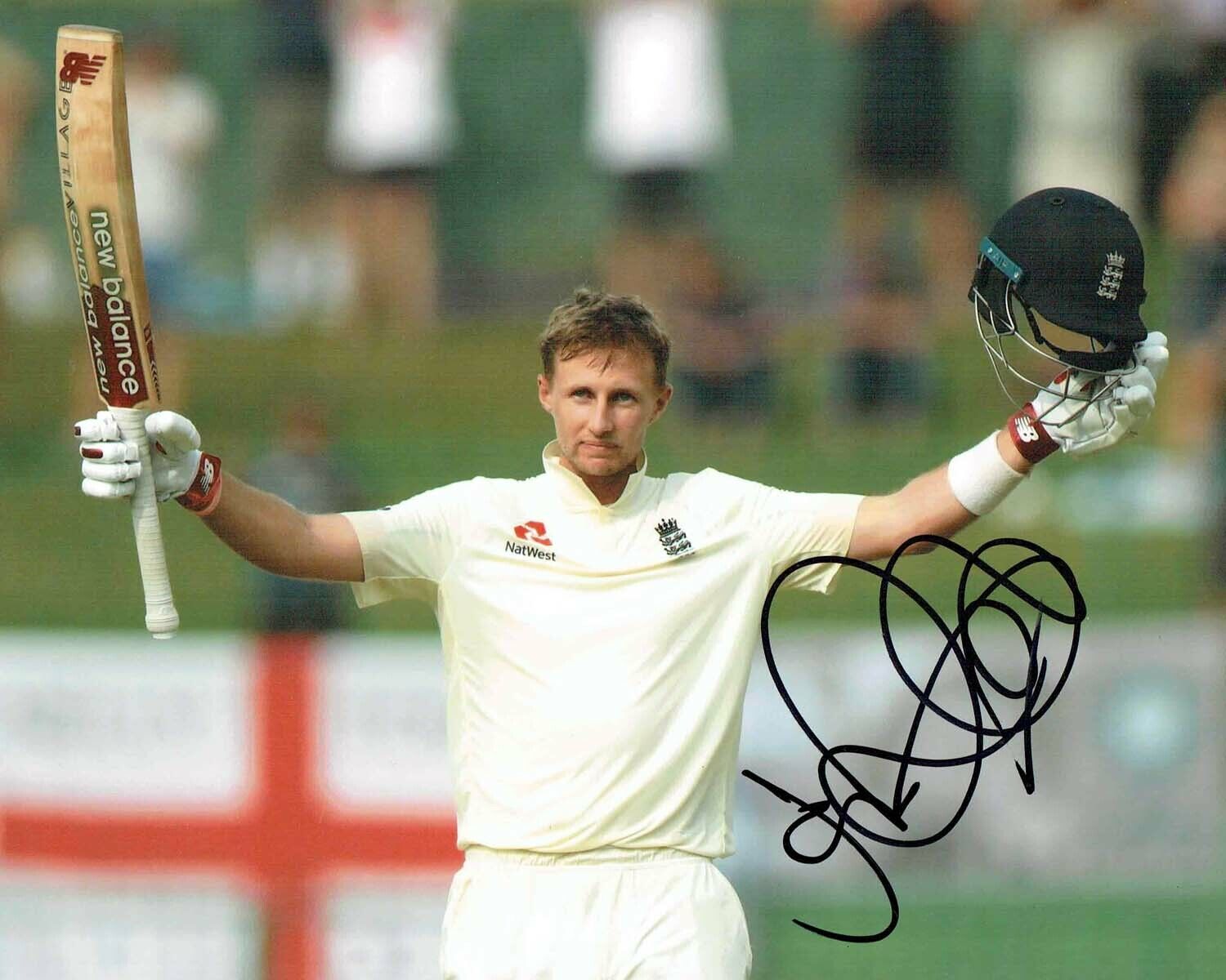 Joe ROOT Signed Autograph 10x8 England Yorkshire Cricket Photo Poster painting 4 AFTAL COA