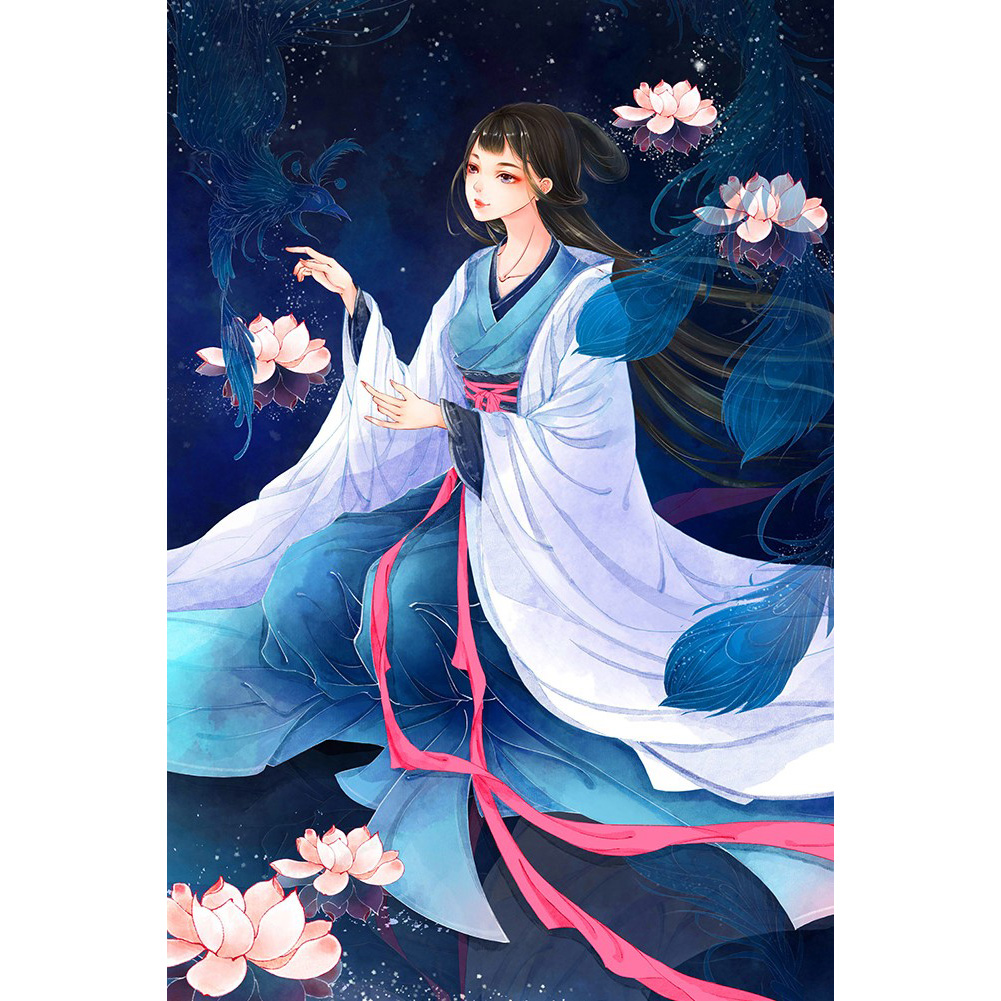 

Girl Wearing Hanfu - 1000 Pieces Jigsaw Puzzle, 501 Original