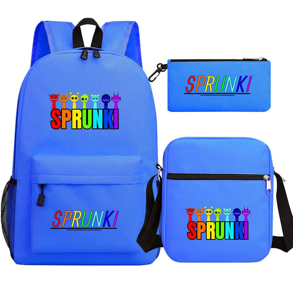 Mayoulove Sprunki Backpack Lightweight Design with Multiple Pockets for School and Travel-Mayoulove