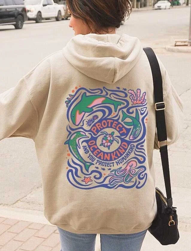 Protect The Oceankind Hoodie August Lemonade August Lemonade