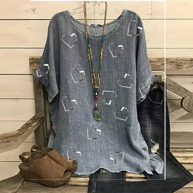 Women's Autumn Art Printed  Casual Tops main image 0
