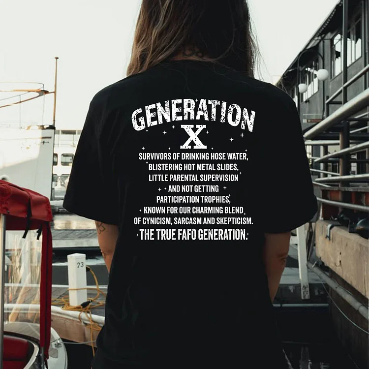 Custom Year Gen X T-shirt/Sweatshirt