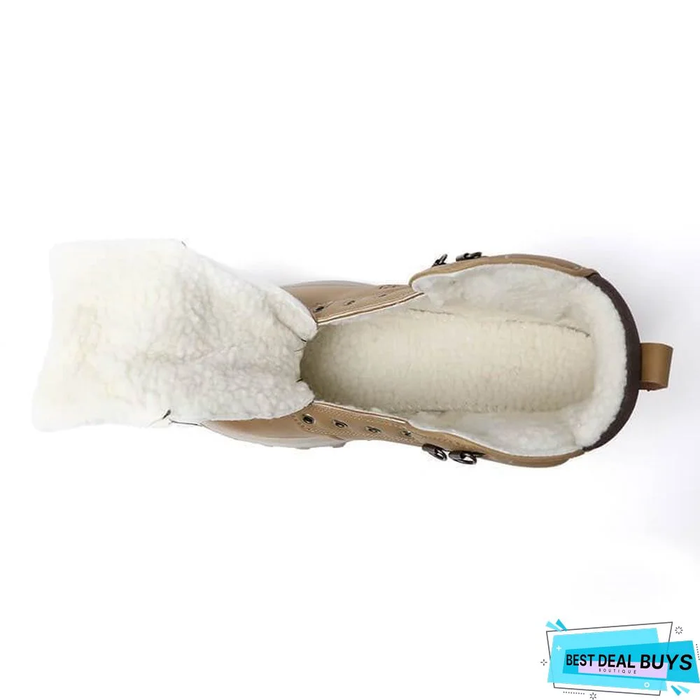 Men's Outdoor Thickened Warm Climbing Shoes