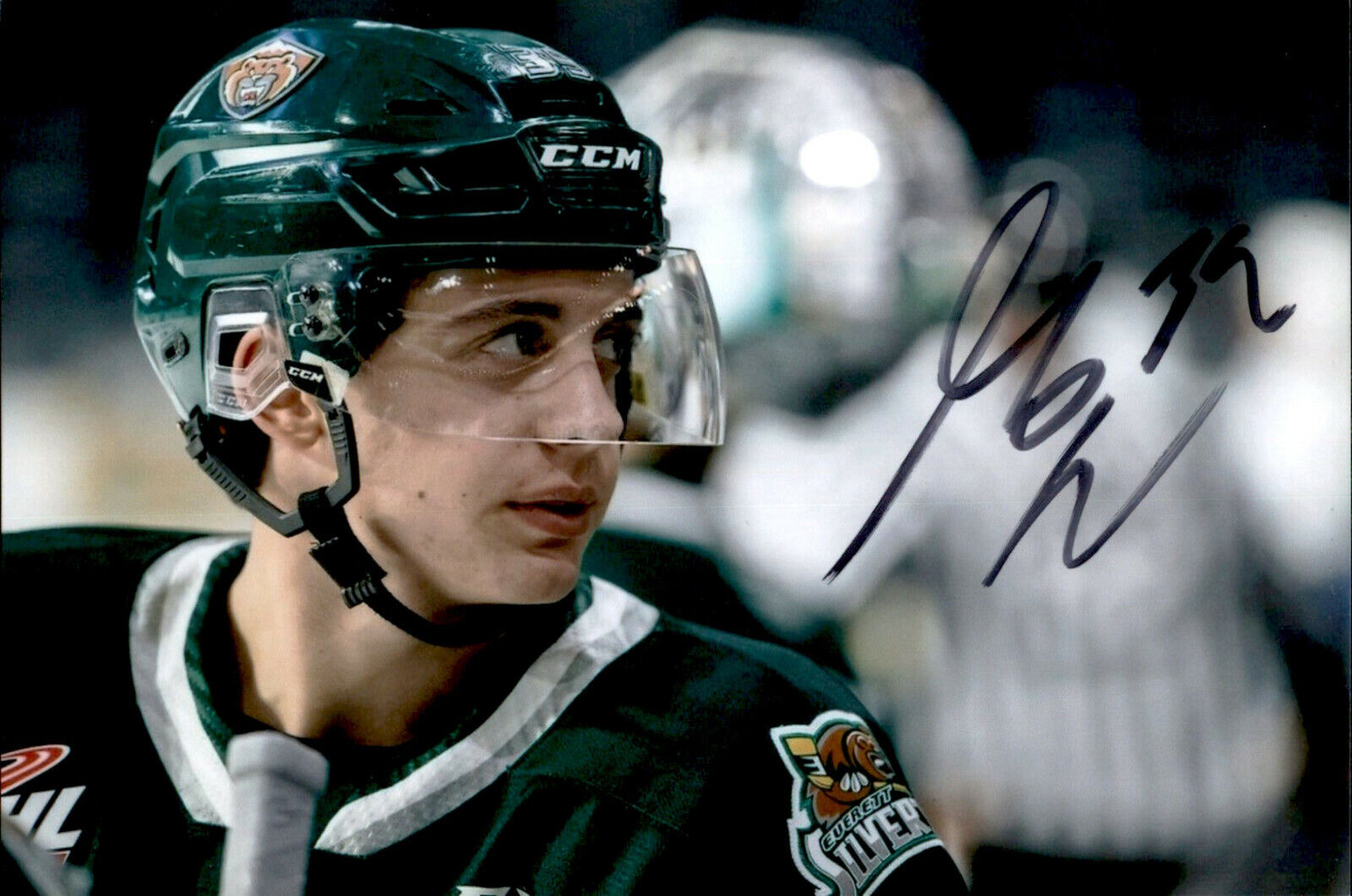 Gage Goncalves SIGNED auto 4x6 Photo Poster painting EVERETT SILVERTIPS / TAMPA BAY LIGHTNING #2