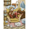 Quiet Nights -14CT Stamped Cross Stitch Kit(29*37cm)