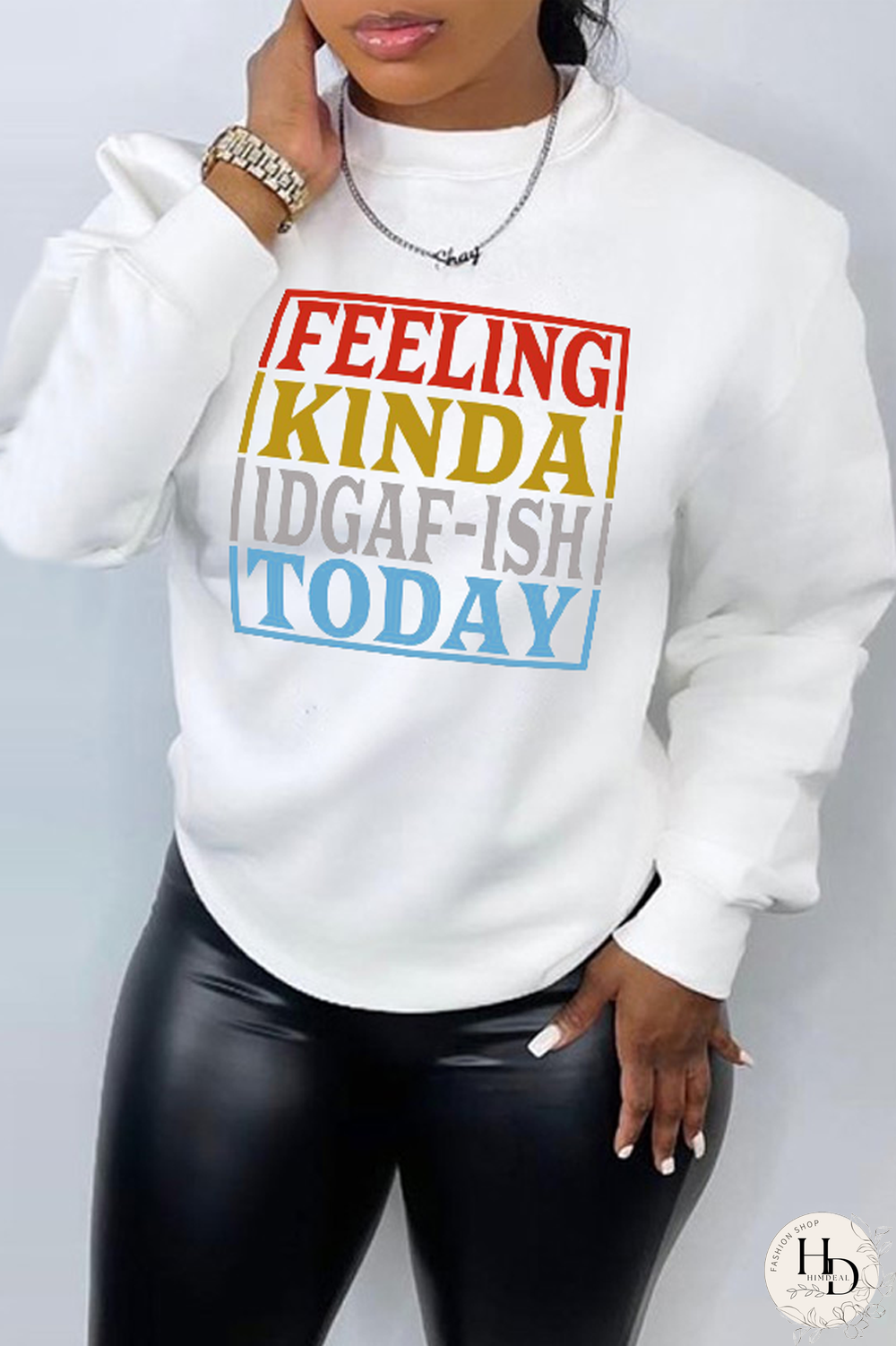 Yellow Street Vintage Print Patchwork Letter O Neck Tops