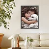 >SALE<5D DIY Full Round Drill Diamond Painting Big Eye Cute Girl Home Decor 30x40cm
