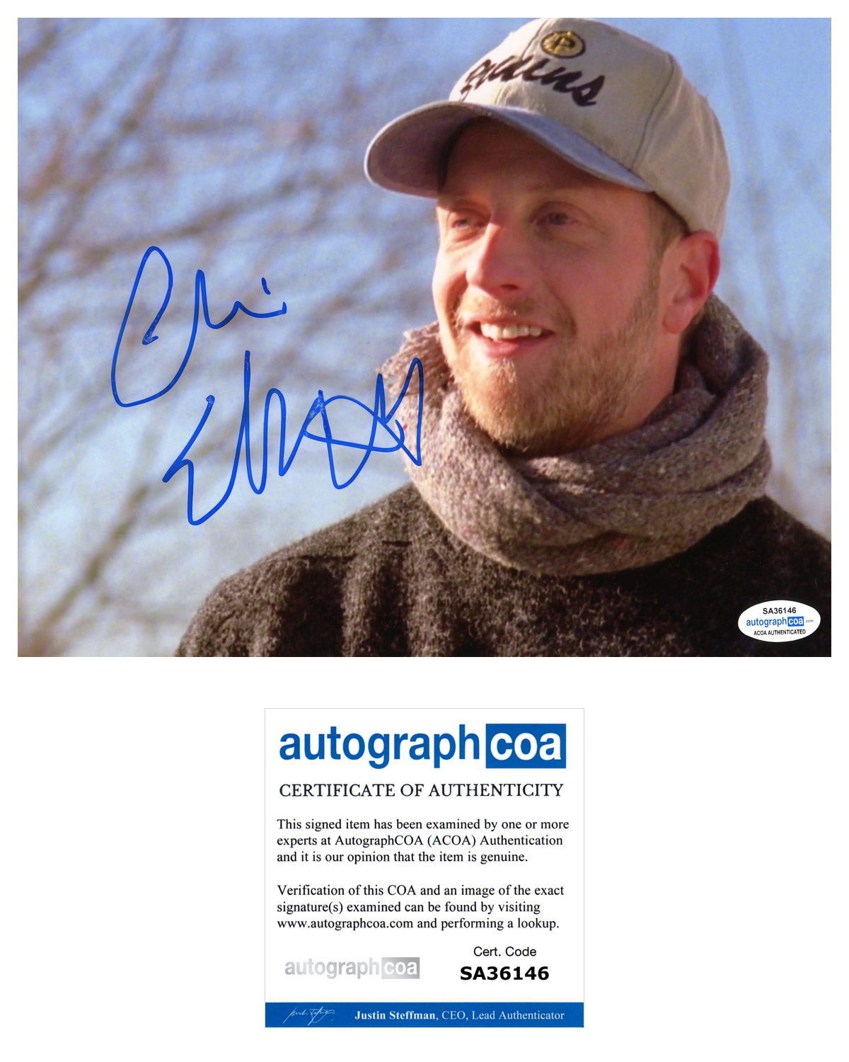 Chris Elliott Signed Autographed 8x10 Photo Poster painting Groundhog Day Actor ACOA COA