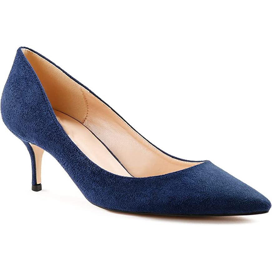 2.36" Kitten Heels Pumps Comfortable Women Daily Shoes-MERUMOTE