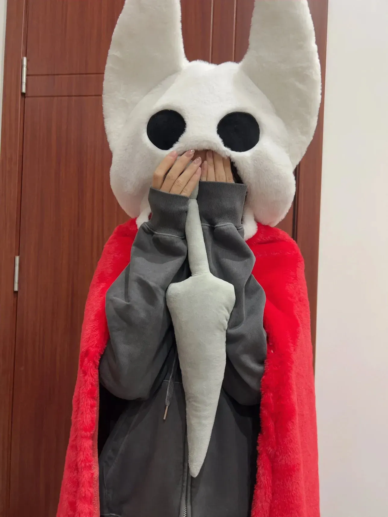 Hollow knight Silksong Hornet Plush Cap Plush Needle