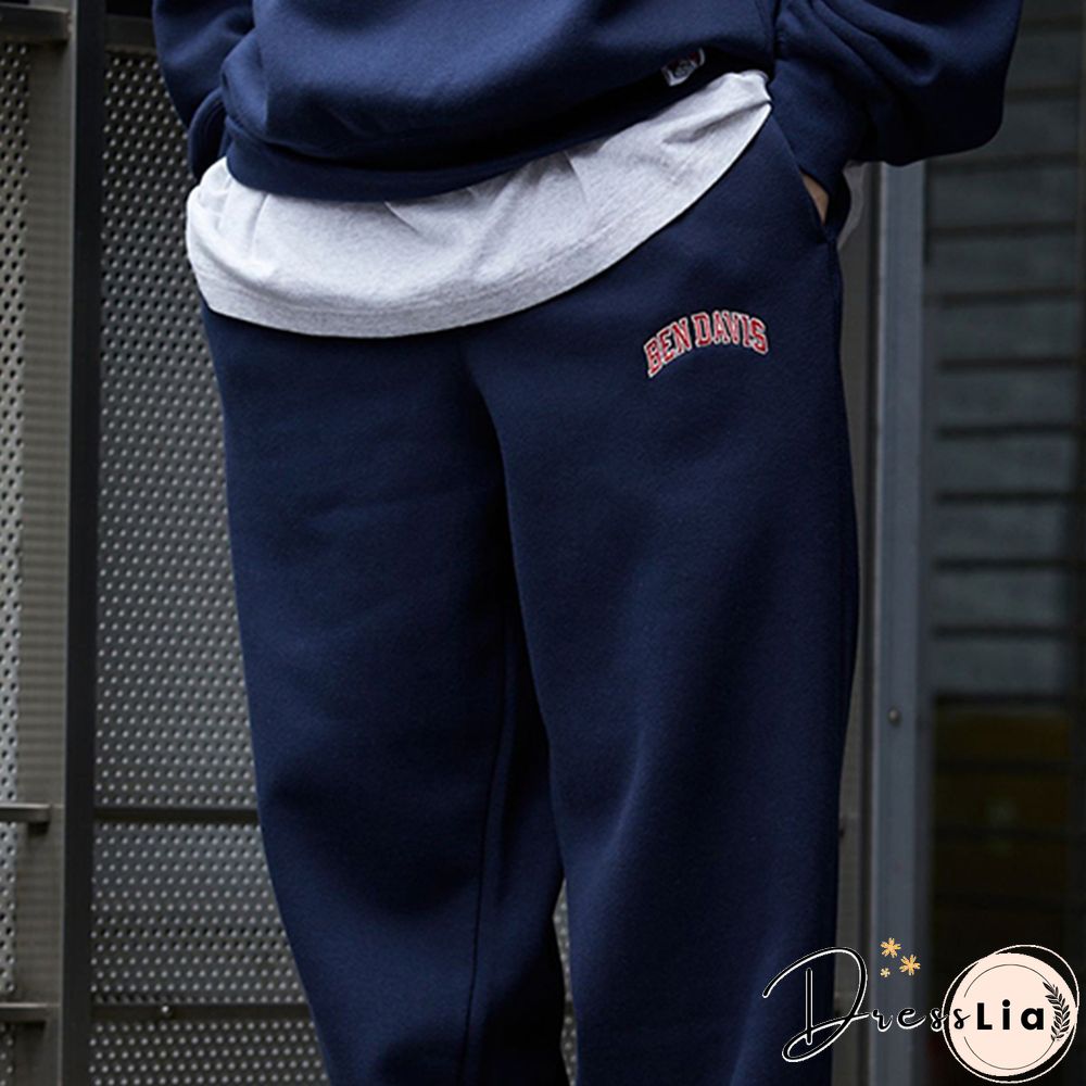 Letter Print Bouquet Foot Sweatpants