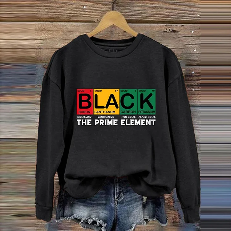 VChics Women's Black History Month Casual Sweatshirt