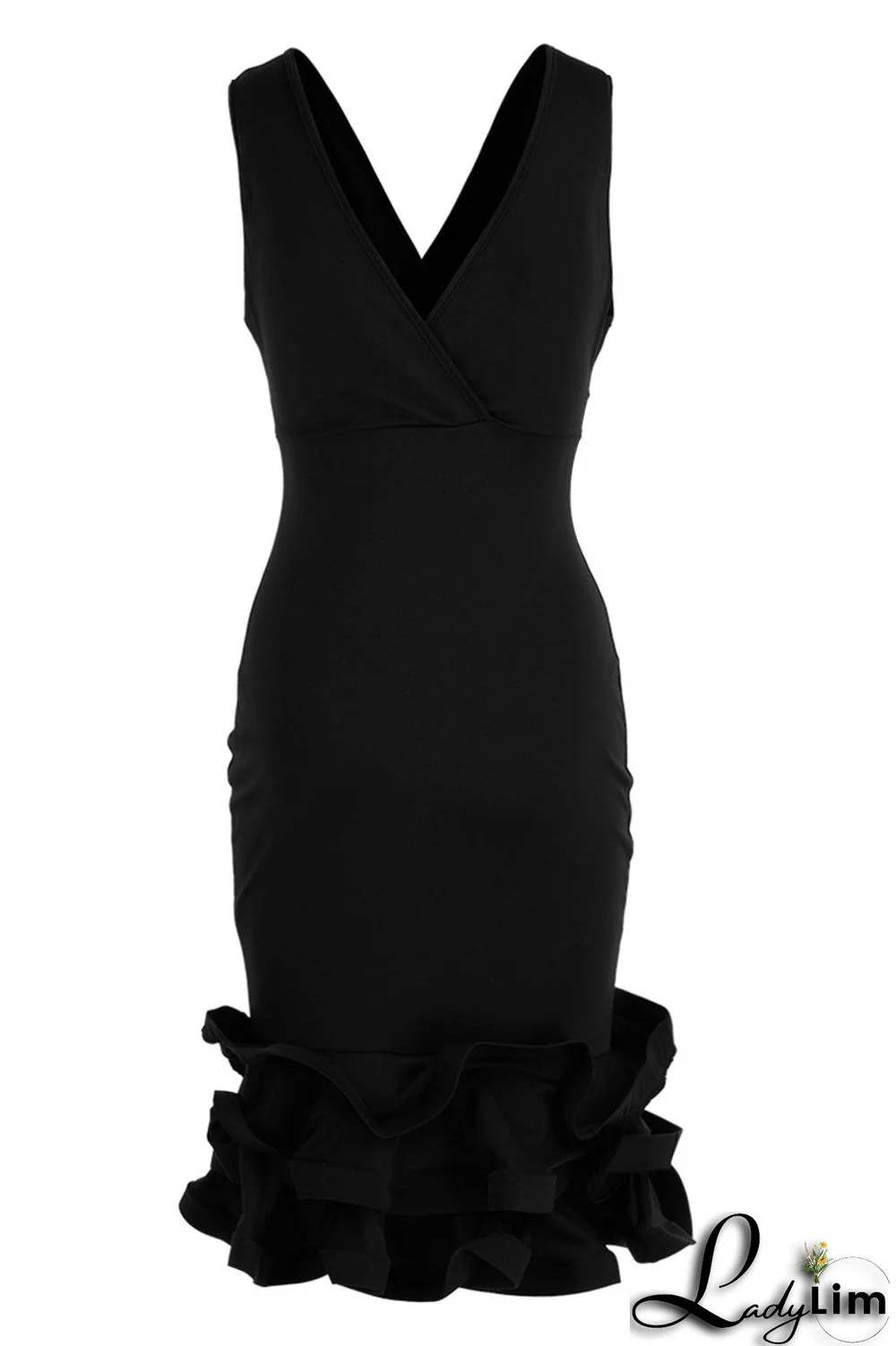 Green Fashion Sexy Solid Split Joint V Neck Evening Dress