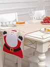 Christmas Snow Man Embroidered Tablecloth