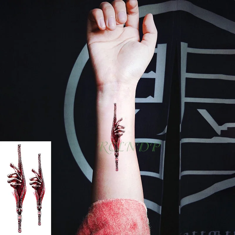 Waterproof Temporary Tattoo Sticker Roman numerals Number Tatoos Stickers Tatto Flash Tatoo Fake Arm Leg Tatouage for Women Men