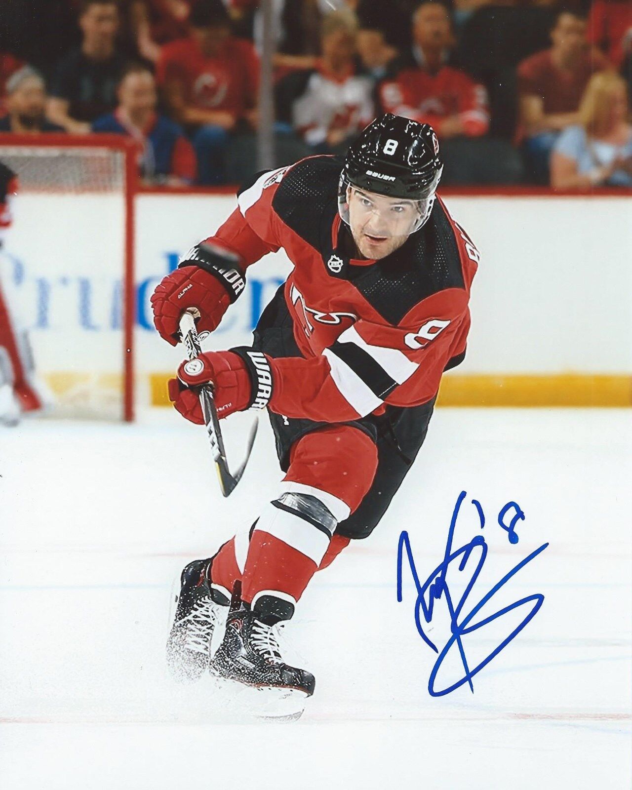 Will Butcher Signed 8×10 Photo Poster painting New Jersey Devils Autographed COA C