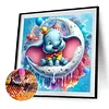 Diamond Painting -DIY Round Drill Cartoon Elephant