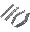 AMK 1/10 RC Crawler Car Land Cruiser LC80 ABS Interior Body Mount Roof Rack Bull Bar Bumper Snorkel LED Lights for SCX10 TRX4 Redcat (Vent Visor)