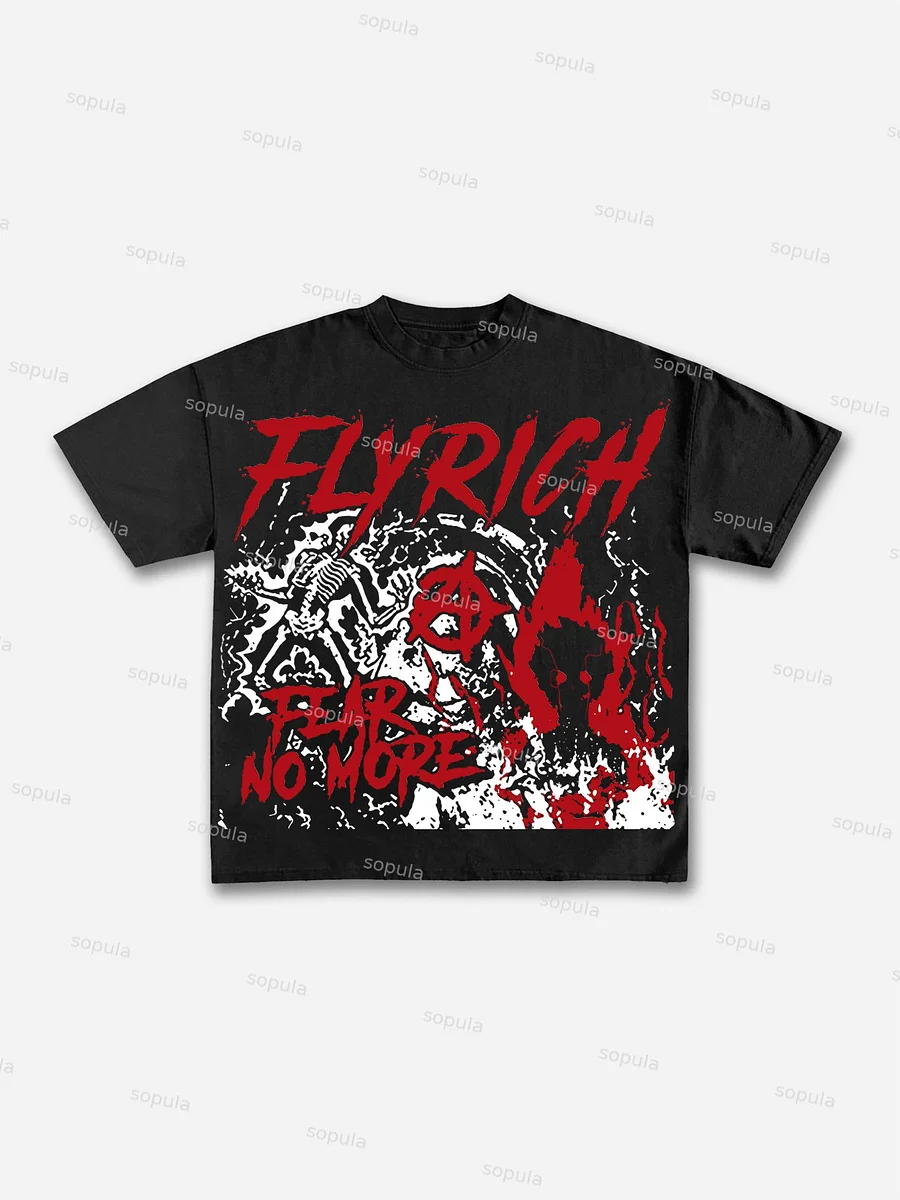 Unisex Fly Rich Graphic T-Shirt