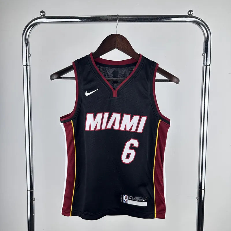Maillot Miami Heat 6 JAMES NBA Basket Maillot De Fou, site maillot de foot pas cher