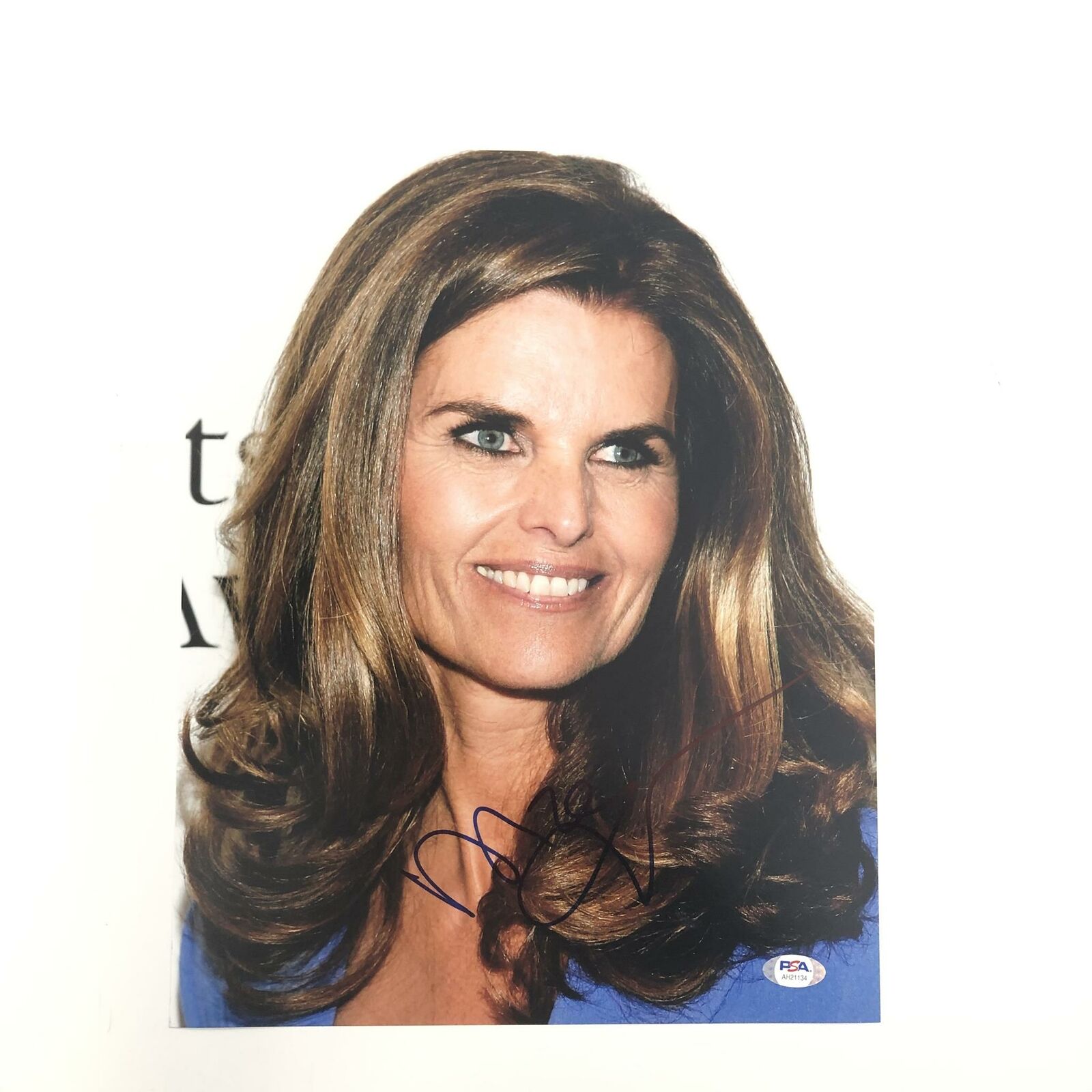 Maria Shriver signed 11x14 Photo Poster painting PSA/DNA Autographed