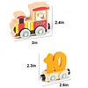 🧩 50% DE R&Eacute;DUCTION SOLDES! ✨ Puzzle Magn&eacute;tique Chiffres & Lettres avec Voiture en Bois - Jeu &Eacute;ducatif pour Apprendre l'Alphabet et les Nombres 🚗🔤 