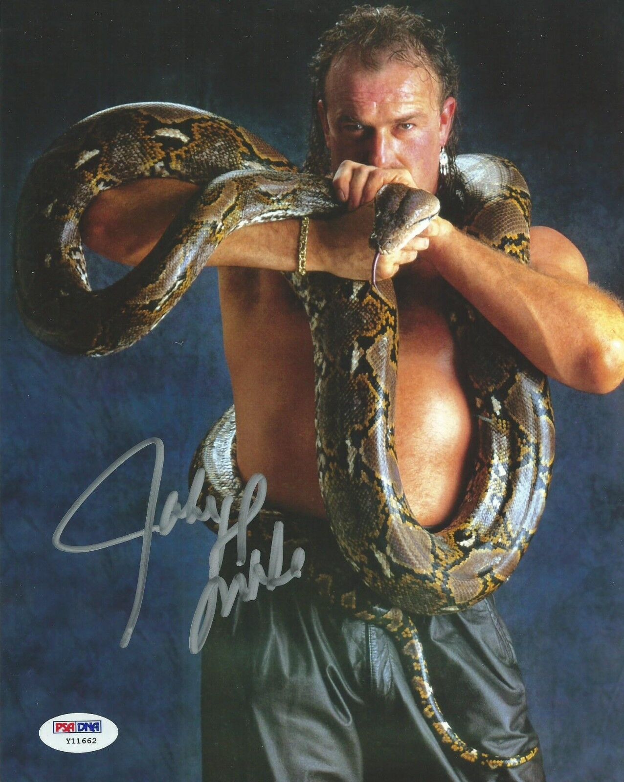 Jake The Snake Roberts WWE Signed 8x10 Photo Poster painting PSA/DNA COA Promo Picture Autograph