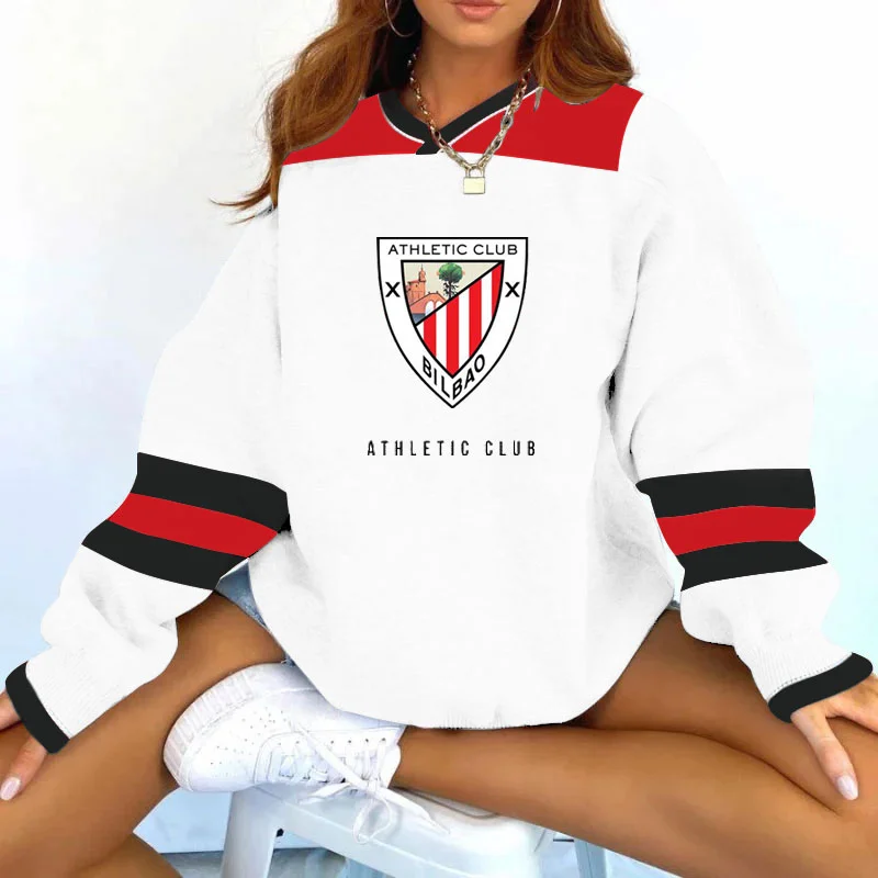 Women's Support AC Bilbao Football Team Print Sweatshirt