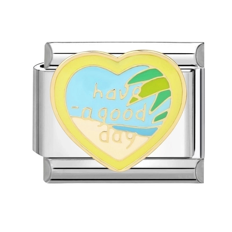 Italian Module Handmade Creative Cartoon Dripping DIY Light Luxury Personalized Fashionable  Bracelet Accessories