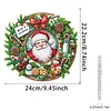 Diamond Painting Acrylic Santa Claus Pendant Kits for Home Wall Decor