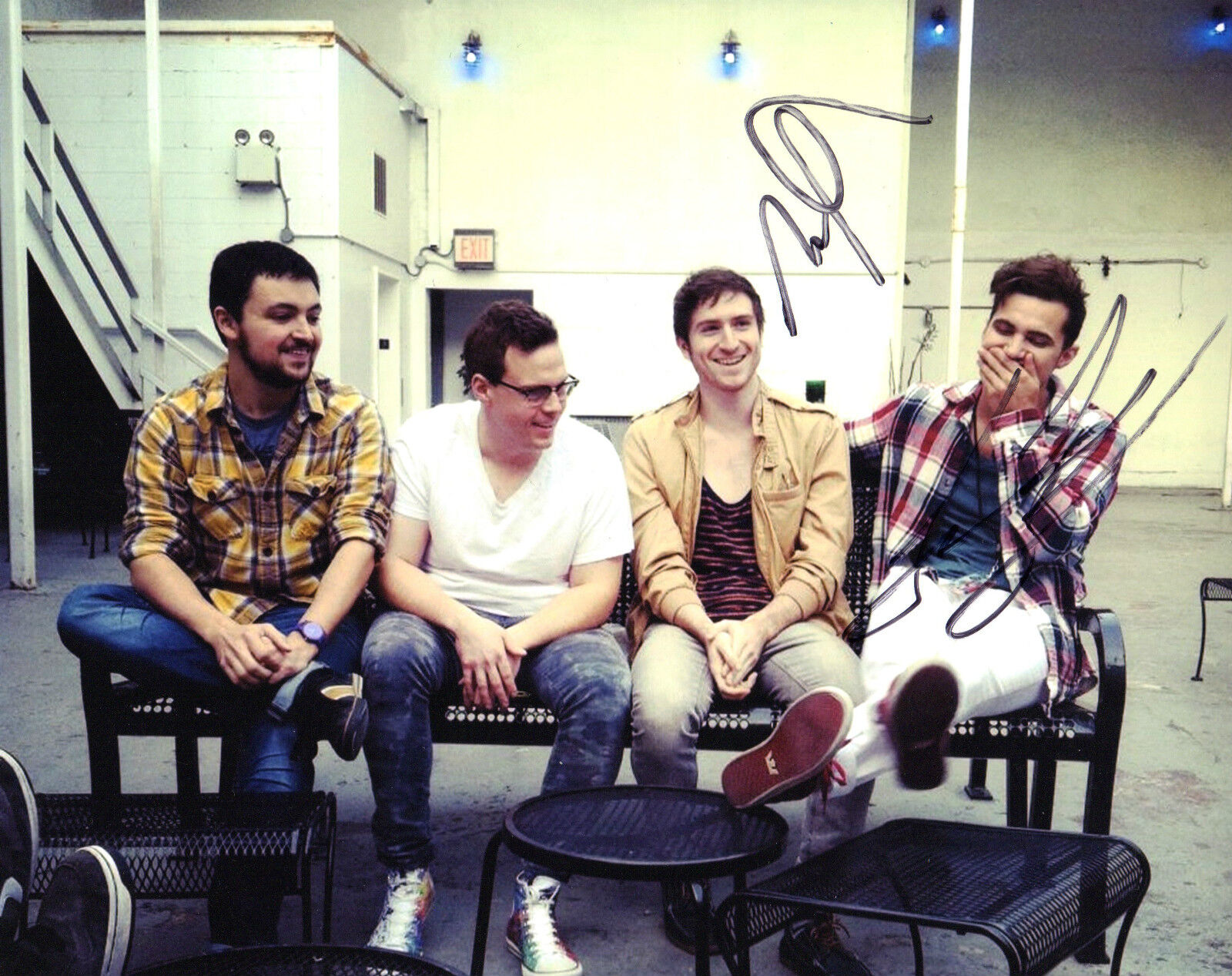 GFA Shutup and Dance * WALK THE MOON * Band Signed 8x10 Photo Poster painting AD2 COA