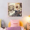 Victorian Girl-14CT Stamped Cross Stitch 50*50cm/19.69*19.69in