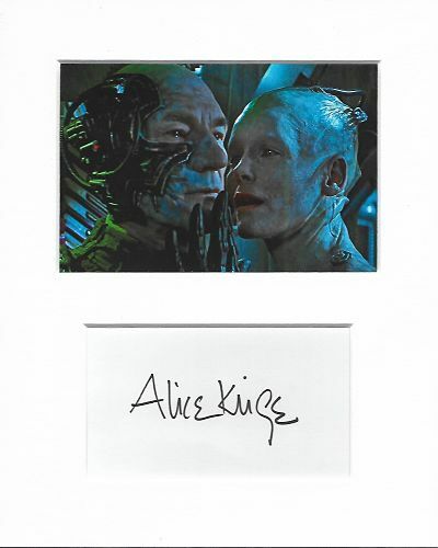 Alice Krige star trek genuine authentic signed autograph mounted Photo Poster painting AFTAL COA