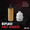 Aluminum Engine Oil Filter Housing Cap with Oil Filter Assembly Compatible With Jeep Chrysler Dodge Ram Vehicle 1500 Cherokee Wrangler Charger Durango 3.6L V6 Replace# 917-190 68191349AC 68191350AA