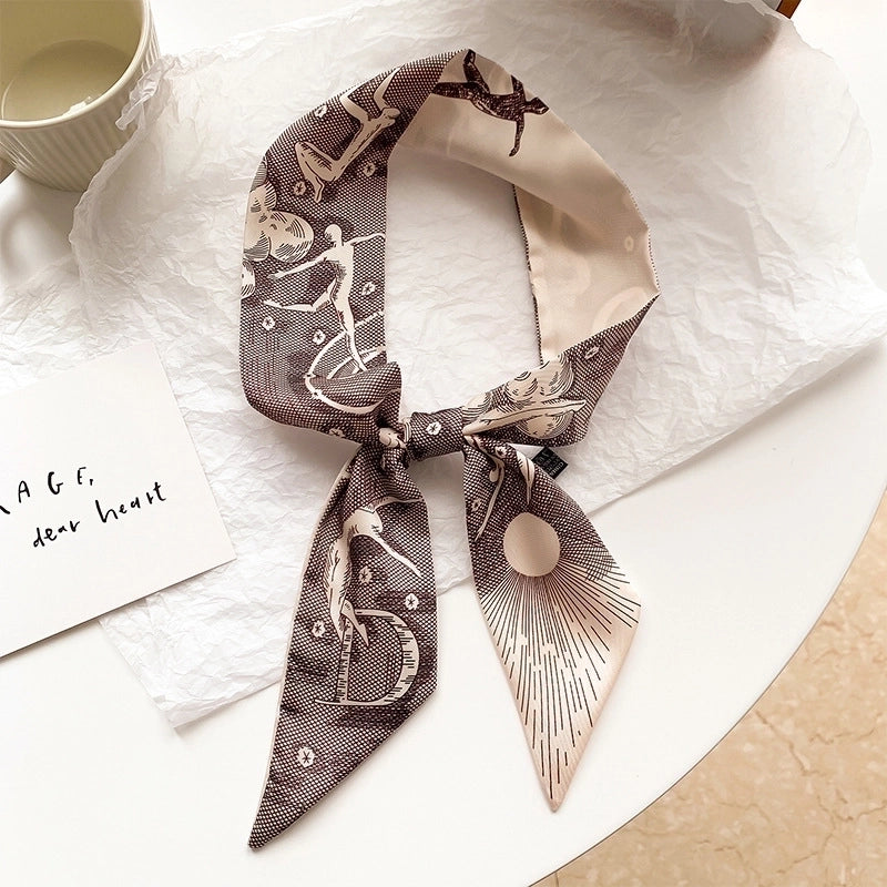 Fashion Flower Cloth Printing Hair Band 1 Piece