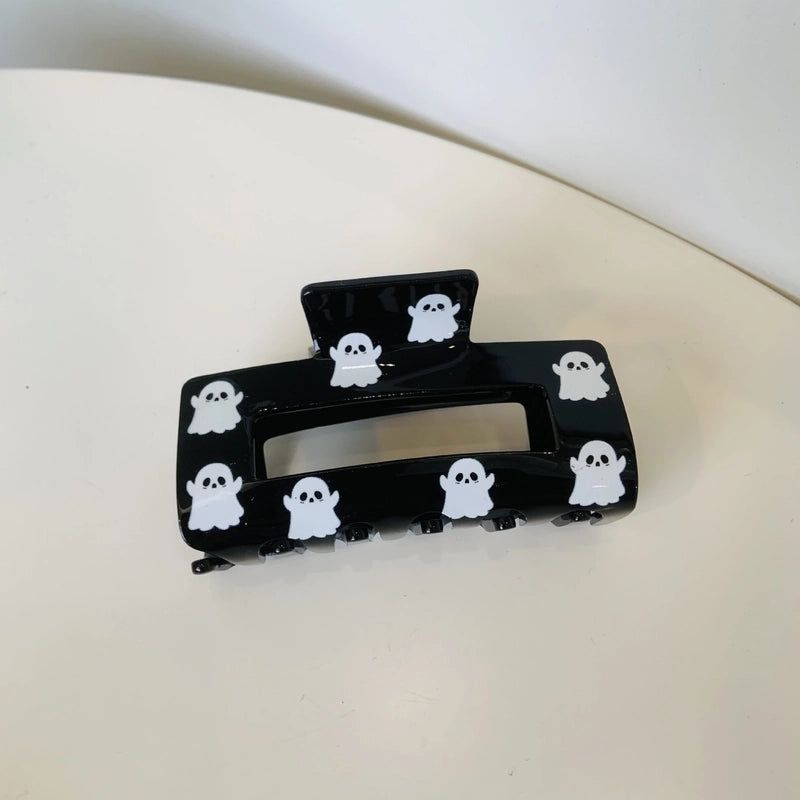 Halloween Cartoon Style Women’s Color Block Arylic Polishing Hair Claws