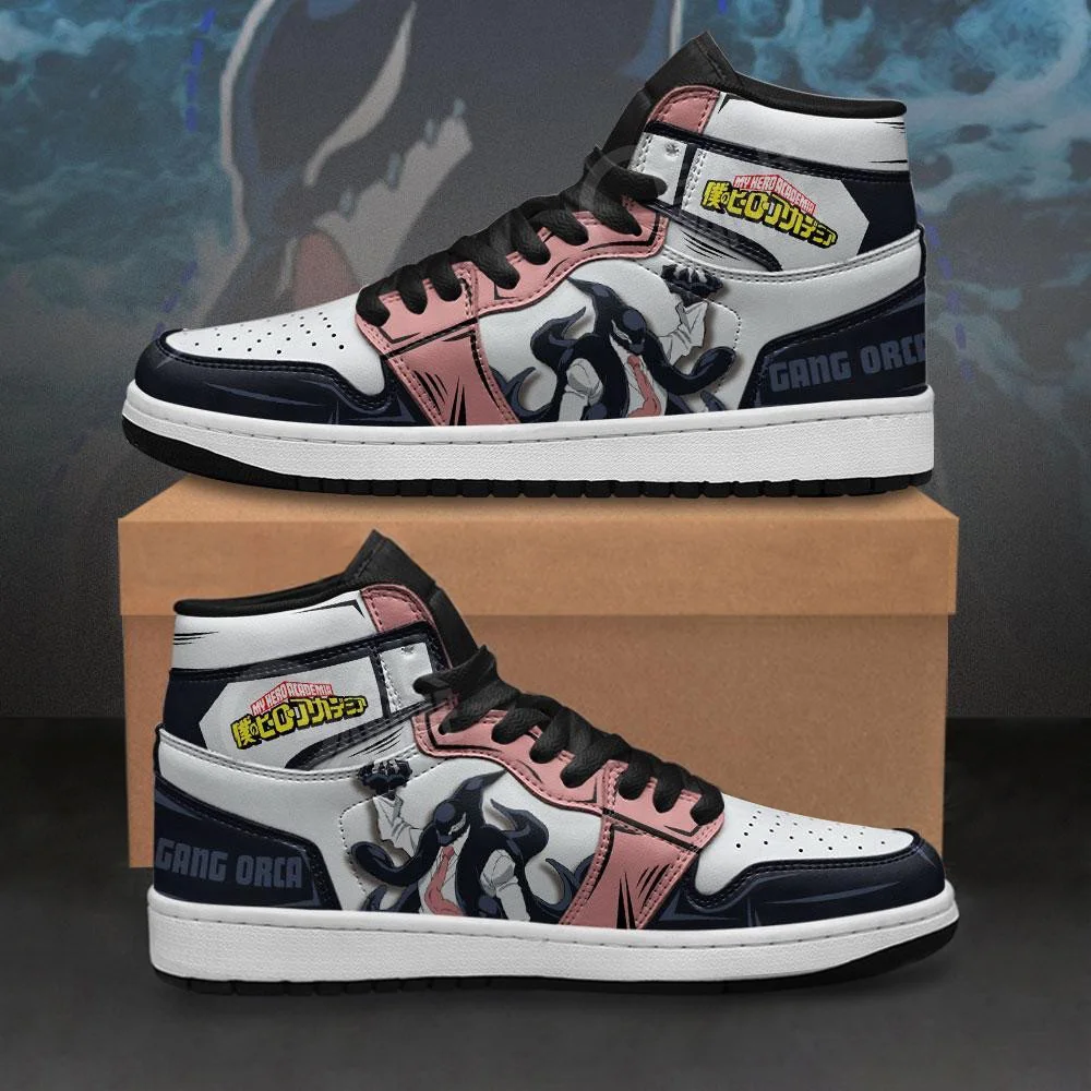 Kingofallstore - BNHA Hero Gang Orca Sneakers Custom My Hero Academia Anime Shoes