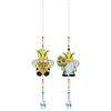 2pcs/set Crystal Sun Catcher Double-sided Diamond Painting Pendant Rainbow Chaser Hanging Kits