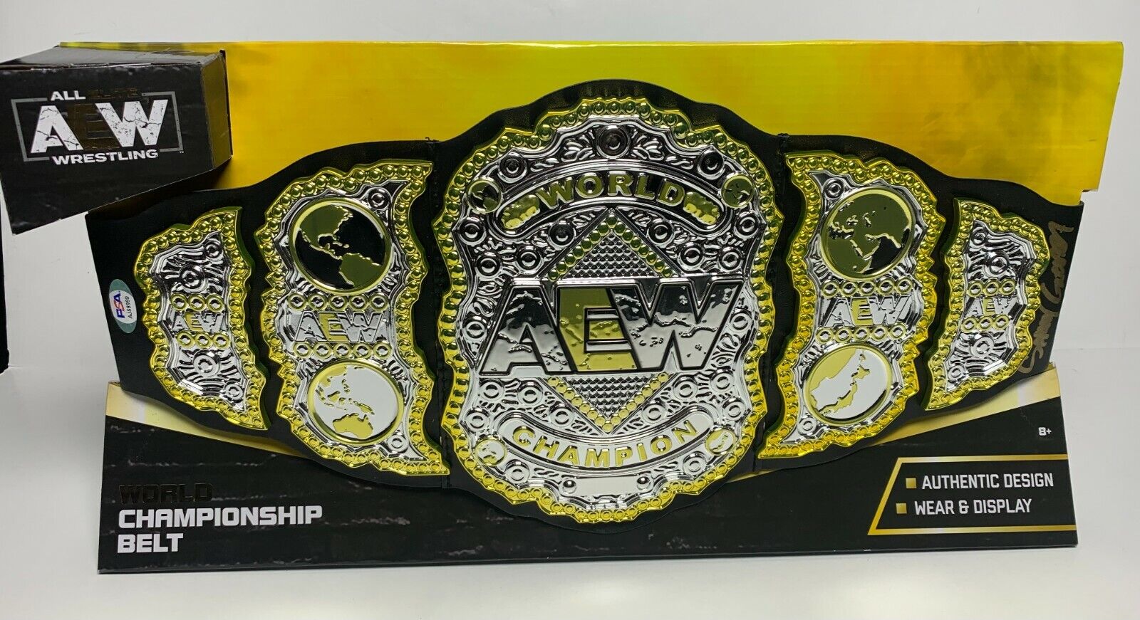 Sammy Guevara Signed AEW Toy Belt PSA AJ58999 Inner Circle