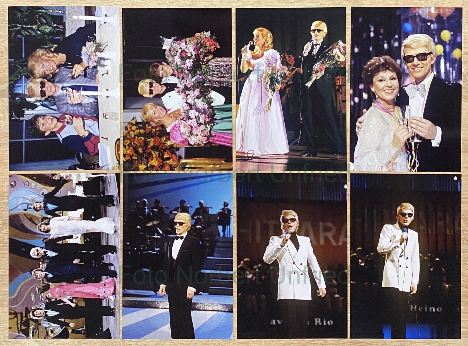 8 X Heino Photo Poster painting 20 X 30 CM (Plakat-253