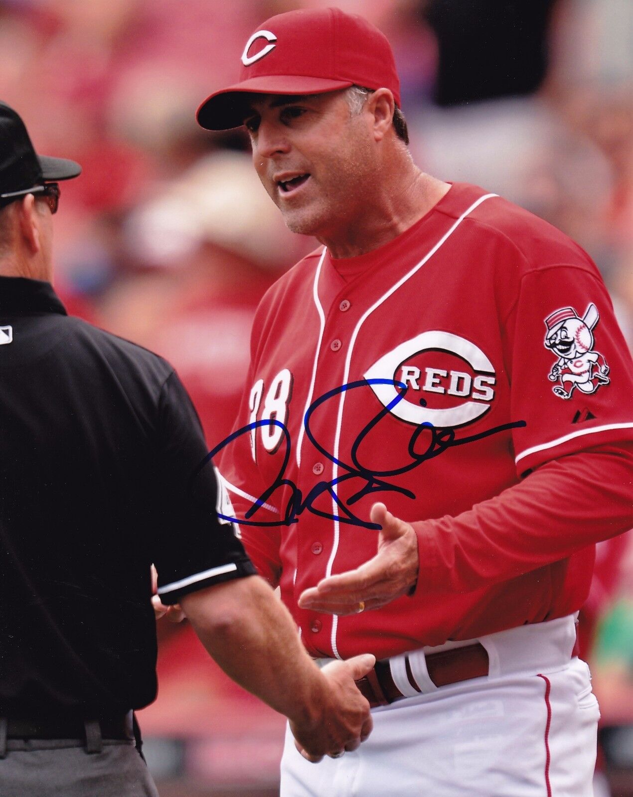 Bryan Price autographed 8x10 Cincinnati Reds Manager#S913