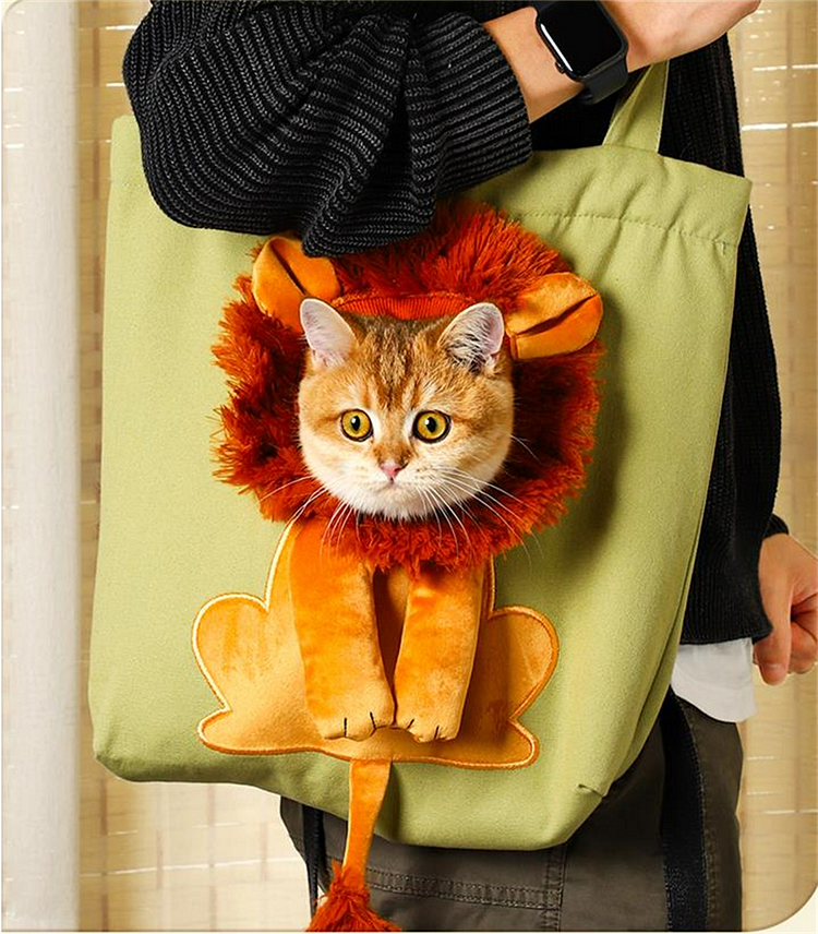 Last Day Promotion 50% OFF!⚡）Pet Canvas Shoulder Carrying Bag