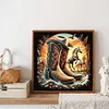 Diamond Painting-DIY Full Round Drill Western Elements Boots And Horse