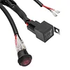 12V 40A Light Bar Wiring Harness Waterproof On/Off Switch 300W Relay Loom Cable