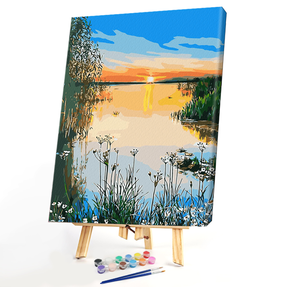 

40*50CM Paint By Numbers-Lake, 501 Original