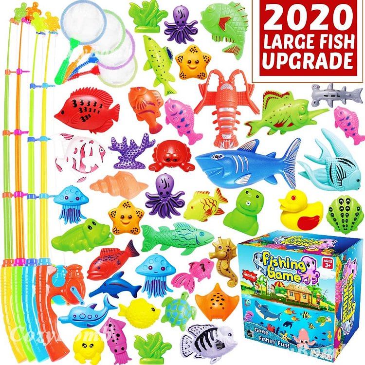 Fishing Game Toys Set for Kids - XX Large-Mayoulove