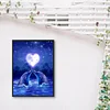 5D DIY Full Drill Diamond Painting Dolphin Love Cross Stitch Embroidery Kit