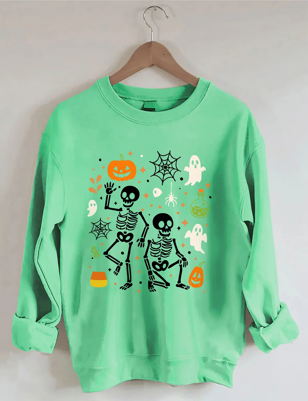 Slightly Subtle FDT Halloween Skeleton Sweatshirt