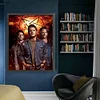 (Stamped/Counted) Supernatural Tv Series-11CT Cross Stitch 50*60cm(Big Size)